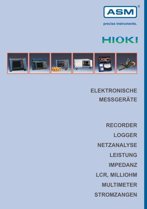 Elektronische Messgeräte von Hioki