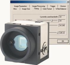 WDM Treiber erweitert die Interface Palette der uEye USB 2.0 Kameras