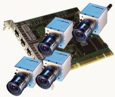 Modulares Bilderfassungssystem erweitert um zwei PCI-Interfacekarten