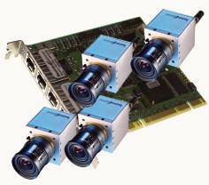 Modulares Bilderfassungssystem erweitert um zwei PCI-Interfacekarten