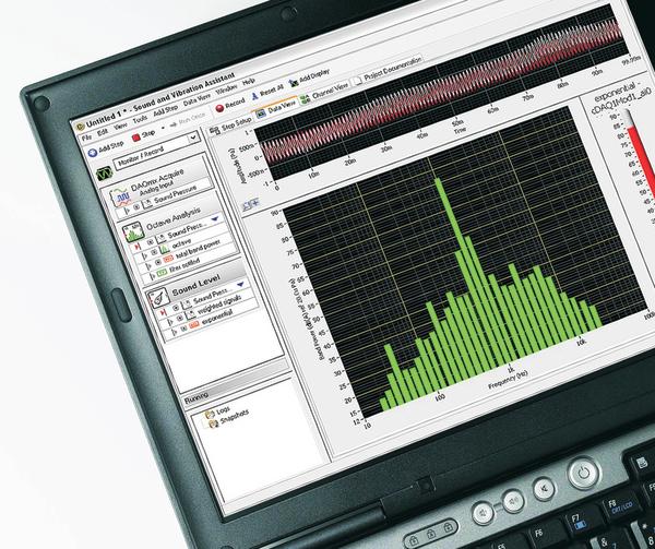 Datenloggersoftware für Geräusch- und Schwingungsmessungen