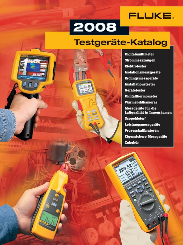 Fluke Testgeräte-Katalog 2008