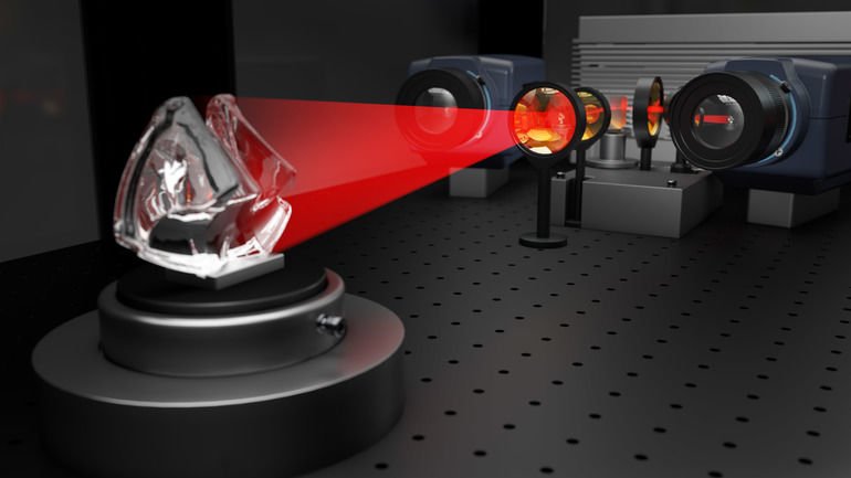 3D-Sensor des Fraunhofer IOF für transparente Objekte