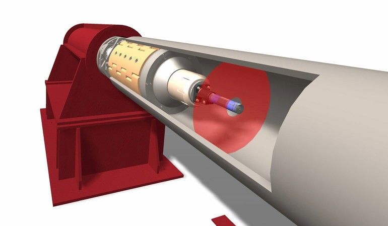 360°-Laser von D&D misst die Innenkontur von Rohren
